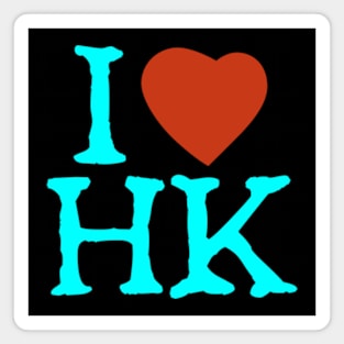 I Love HK Magnet